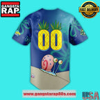 Johnson City Doughboys x SpongeBob Squarepants Night 2025 Custom Baseball Jersey Shirt