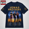 Jonas Brothers Five Albums One Night The Tour 2024 3D Shirt , Music Trending 3D Shirt