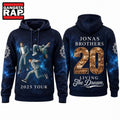 Jonas Brothers Living The Dream Tour 20 Years Hoodie , Music Trending 3D Shirt