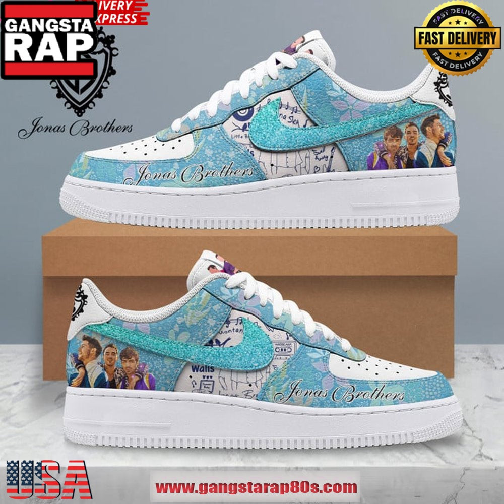 Jonas Brothers Special Edition Air Force 1 Running Sneakers Shoes