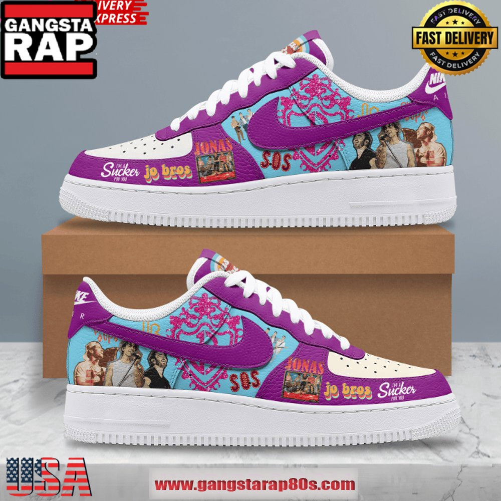 Jonas Brothers Sucker Limited Edition Air Force 1 Sneakers Shoes