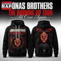 Jonas Brothers The Burning Up Tour 2026 All Over Print Hoodie , Music Trending 3D Shirt