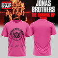 Jonas Brothers The Burning Up Tour 2026 Pink Hoodie T-Shirt