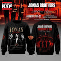 Jonas Brothers The Burning Up Tour 2026 Sweatshirt , Music Trending 3D Shirt