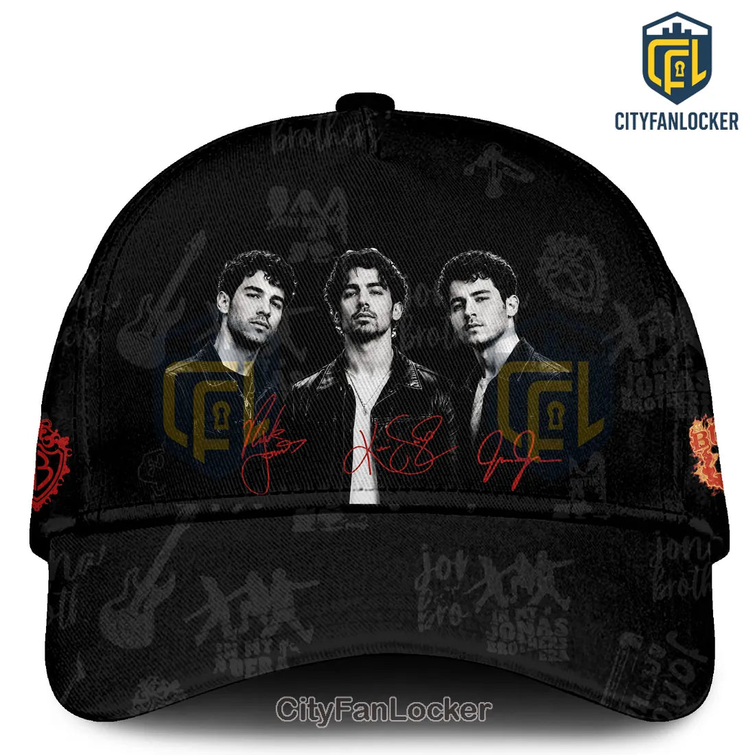 Jonas Brothers The Burning Up Tour Black Hoodie