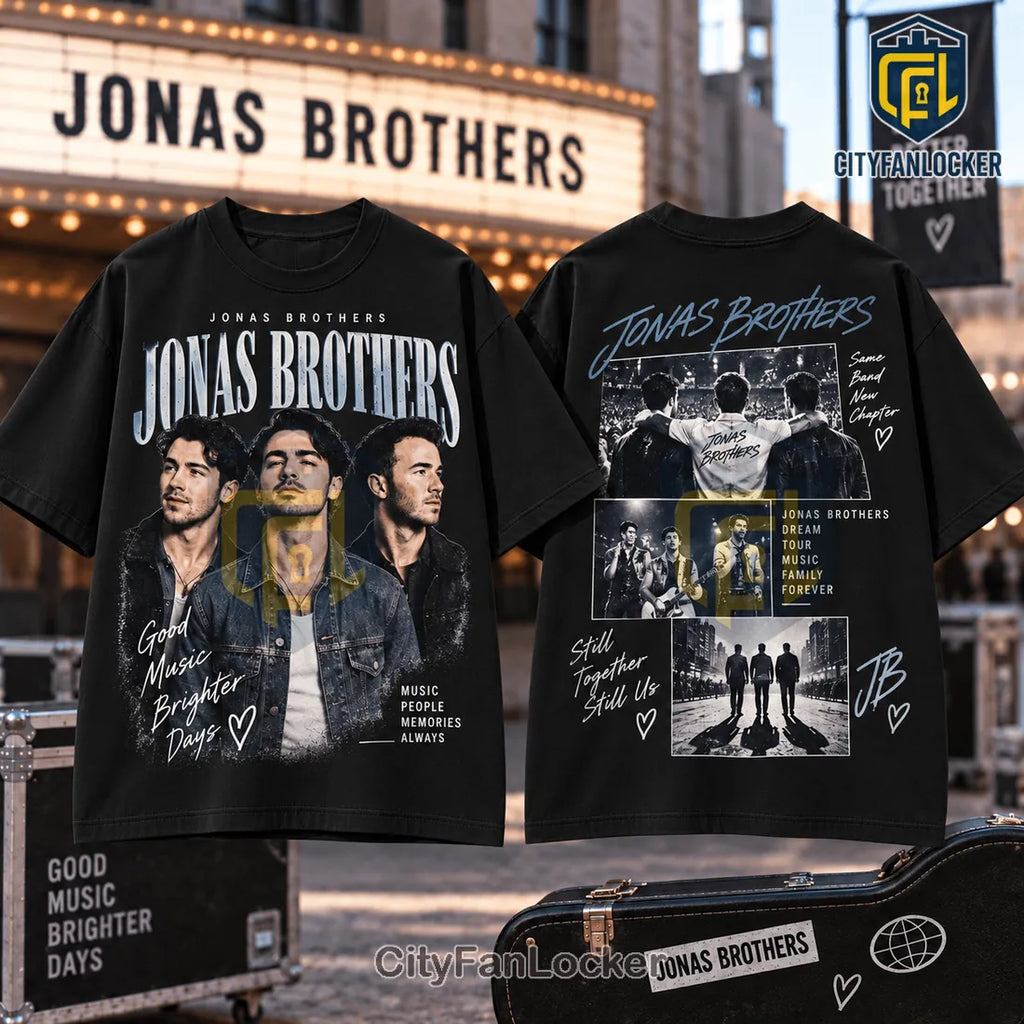 Jonas Brothers Vintage Tour Black T-Shirt