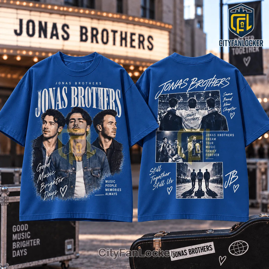 Jonas Brothers Vintage Tour Black T-Shirt