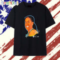 Jonquel Jones New York Liberty Big Head Signature T Shirt