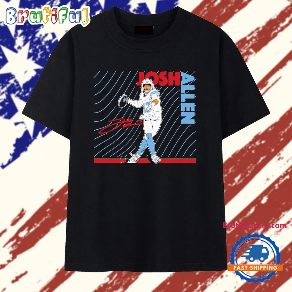 Josh Allen Signature NFL Football Quarterback 2026 T Shirt