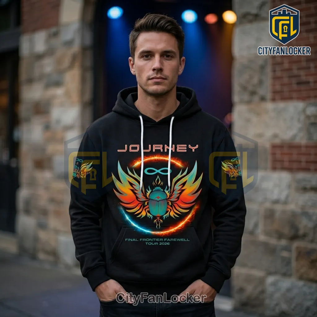 Journey Final Frontier Tour 2026 Concert Merchandise Hoodie
