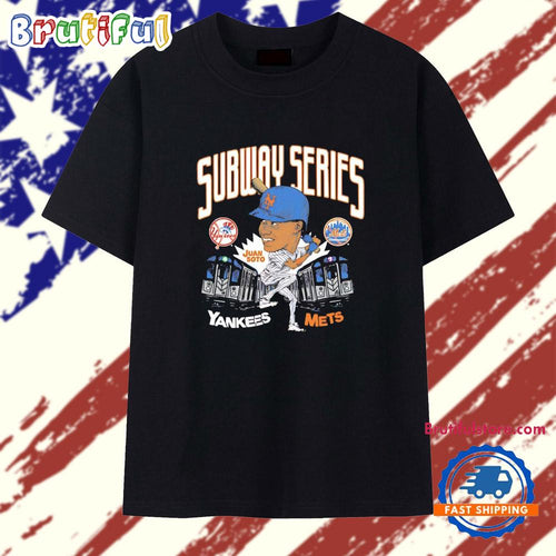 Juan Soto New York Mets 2025 Subway Series Graphic T Shirt