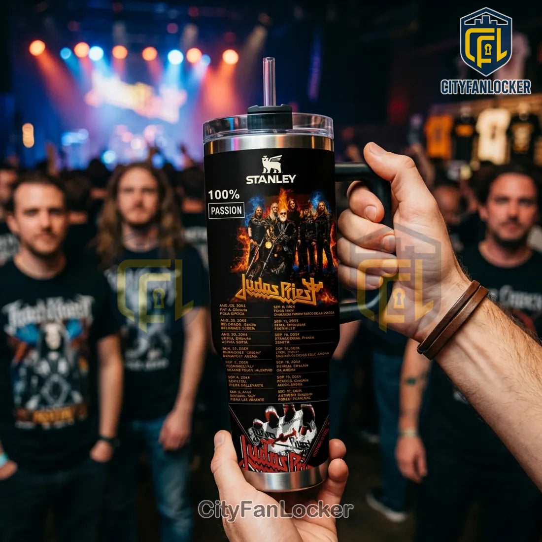 Judas Priest 2026 Faithkeepers Limited Edition 40oz Tumbler with Handle