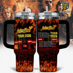 Judas Priest 2026 Limited Edition Concert Tour Flame 40oz Tumbler