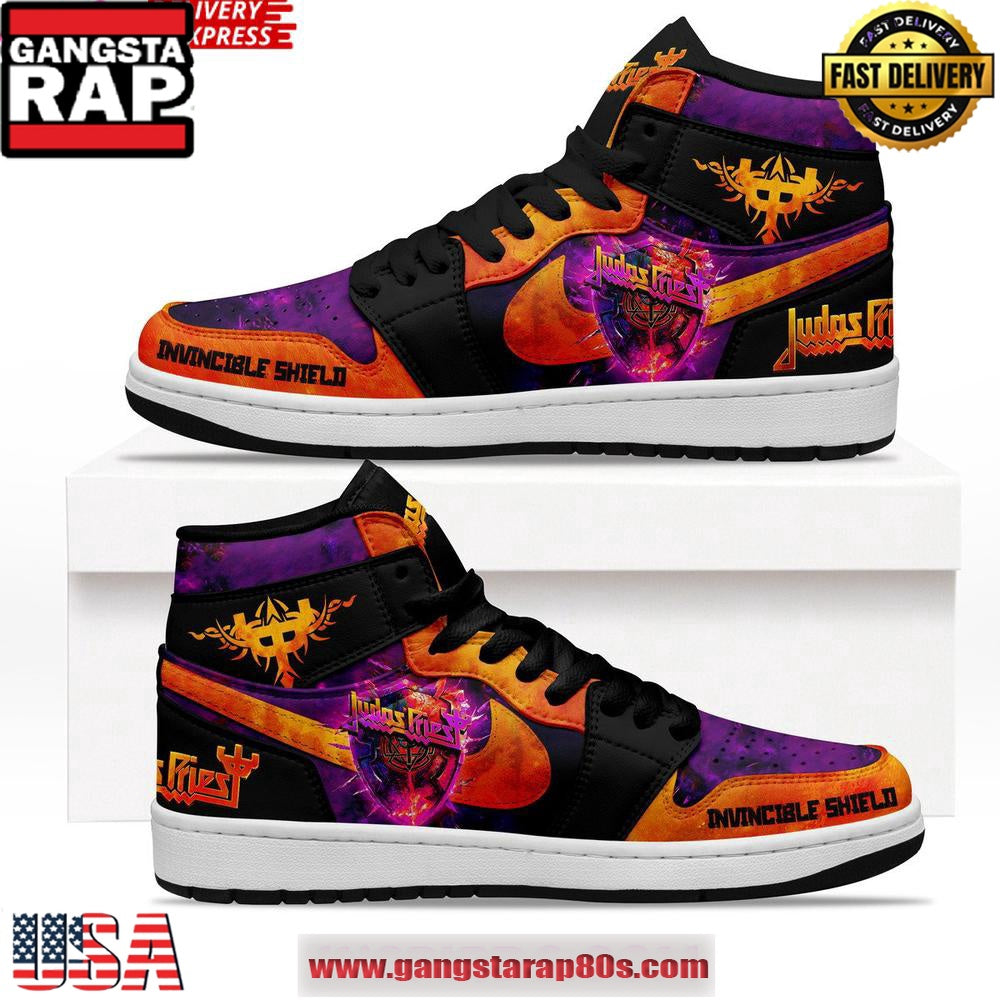 Judas Priest “Invincible Shield” Limited Air Jordan 1 Sneakers Shoes