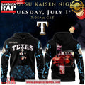 Jujutsu Kaisen x Texas Rangers Special All Over Print Hoodie