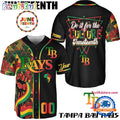 Juneteenth Day x Tampa Bay Rays 2025 Baseball Jersey Shirt