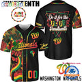 Juneteenth Day x Washington Nationals 2025 Baseball Jersey Shirt