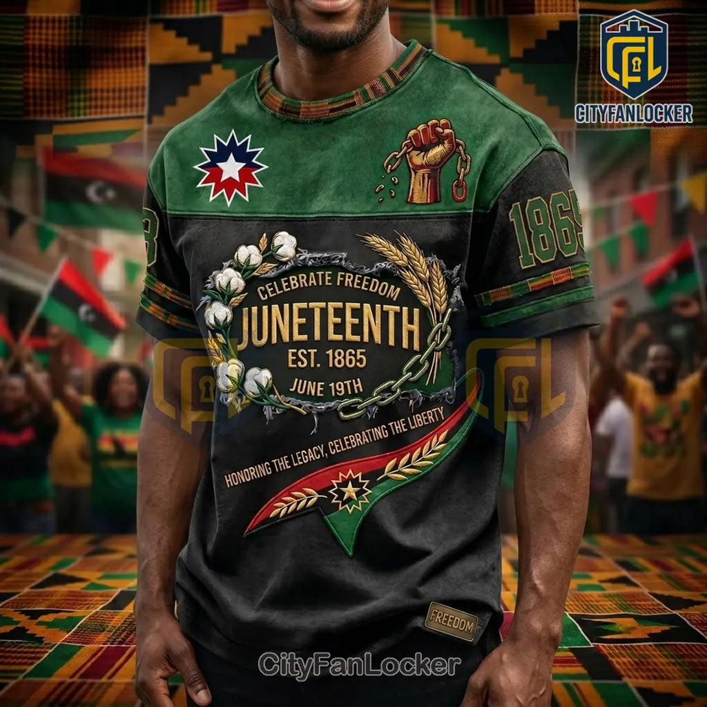 Juneteenth Est 1865 Honoring The Legacy Freedom Day T-Shirt