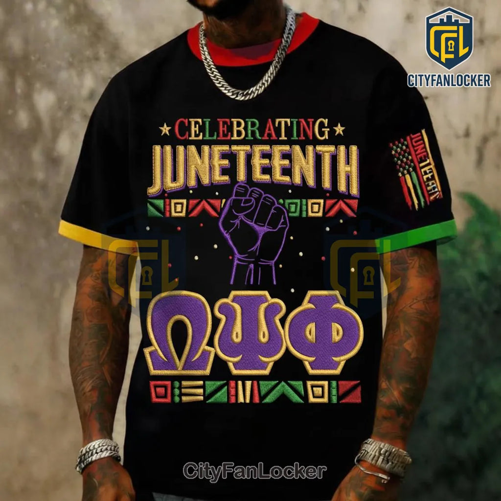 Juneteenth Omega Psi Phi Celebration African American Heritage Shirt