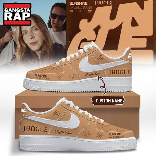 Jungle Sunshine World Tour 2026 27 Signature Air Force 1 Shoes Sneakers , Music Trending Shoes