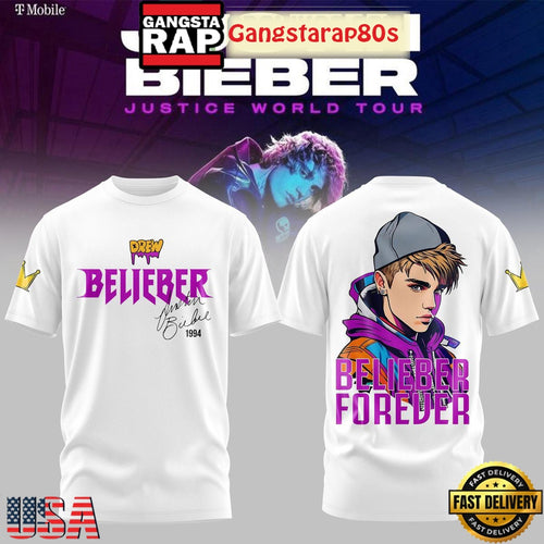 Justin Bieber 2026 Justice World Tour Unisex T Shirt