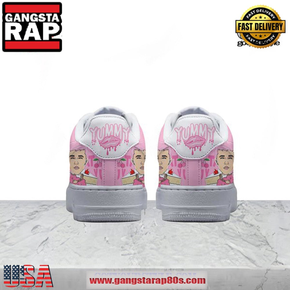 Justin Bieber Yummy Limited Edition Air Force 1 Running Sneakers Shoes