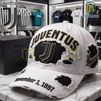 Juventus Distressed White Baseball Cap