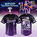 K-Pop Demon Hunters x Texas Rangers 2026 Limited Edition Baseball Jersey