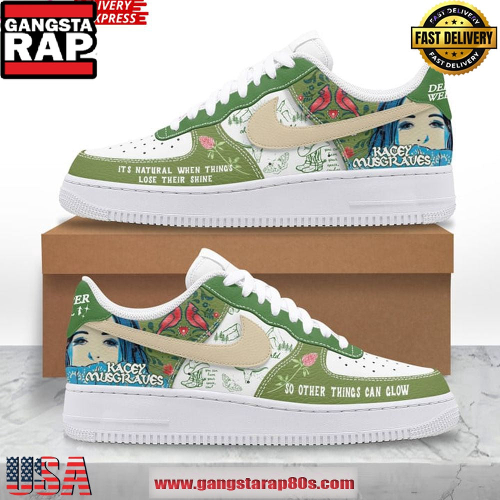 Kacey Musgraves Deeper Well Limited Edition Air Force 1 Sneakers Shoes