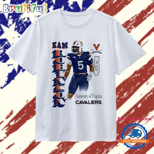 Kam Robinson Virginia Cavaliers Portrait T Shirt