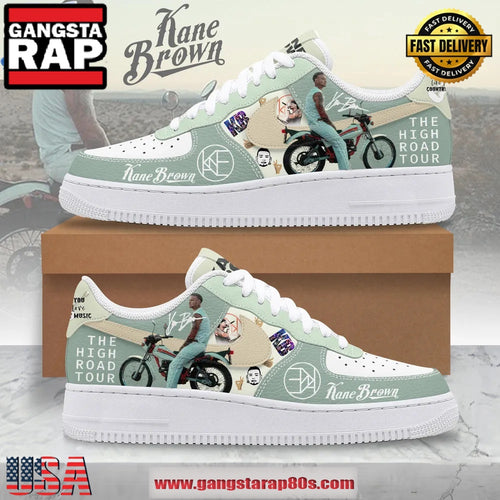 Kane Brown The High Road Tour Air Force 1 Running Sneakers Shoes