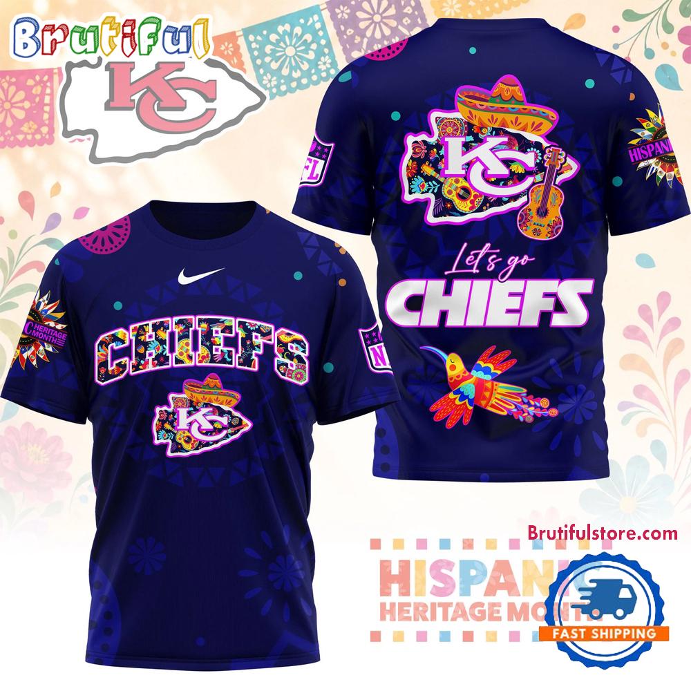 Kansas City Chiefs 2026 NFL Hispanic Heritage Fiesta 3D Shirt
