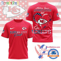 Kansas City Chiefs 2026 NFL Military Spouse Appreciation Day 3D Shirt