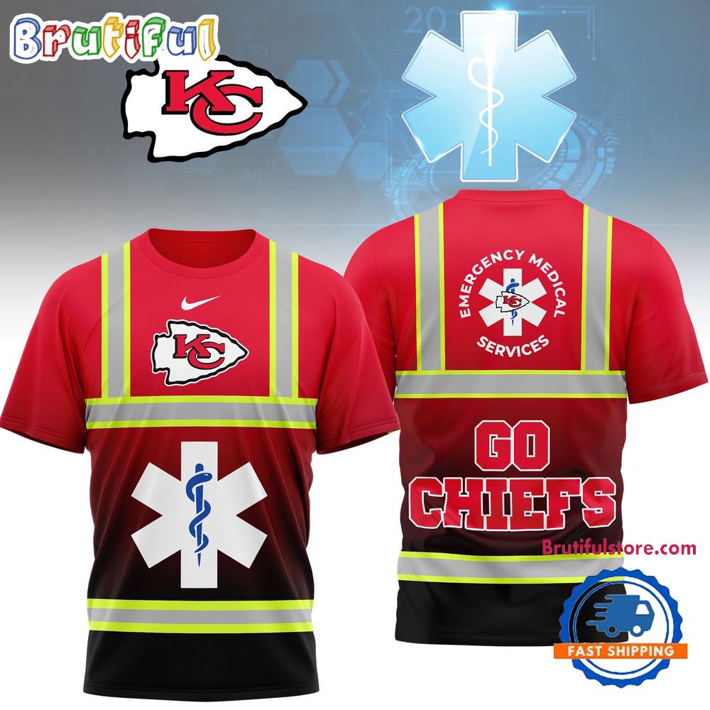 Kansas City Chiefs 2026 NFL National EMT & Paramedic Day Special New 3D Shirt