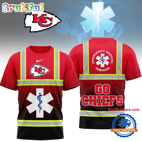 Kansas City Chiefs 2026 NFL National EMT & Paramedic Day Special New 3D Shirt