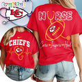 Kansas City Chiefs 2026 NFL Nurse Care Inspire Heal Unisex 3D Shirt
