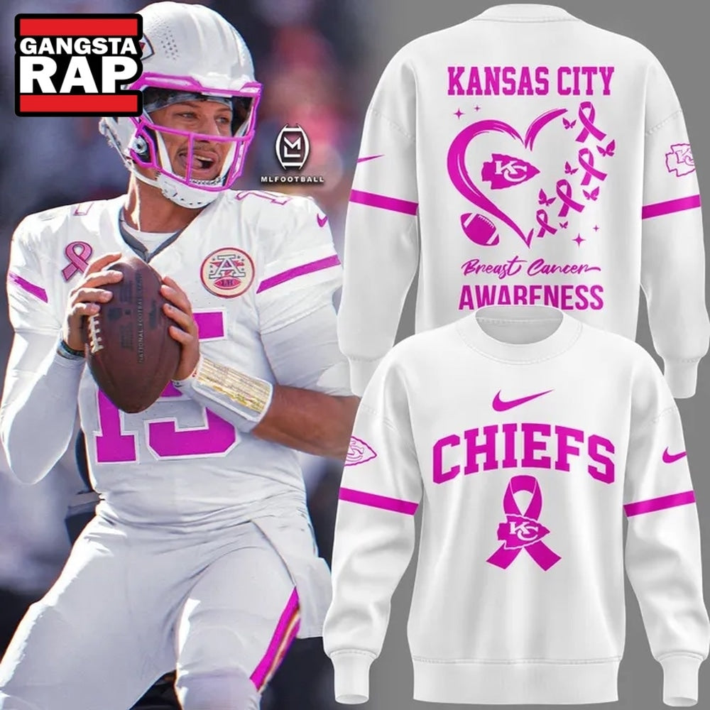Kansas City Chiefs Breast Cancer Awareness 2026 New Design Hoodie T-Shirt