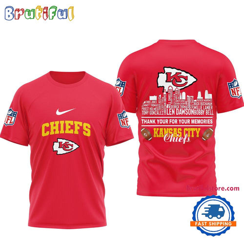 Kansas City Chiefs Football Legends of the Game 3D Shirt