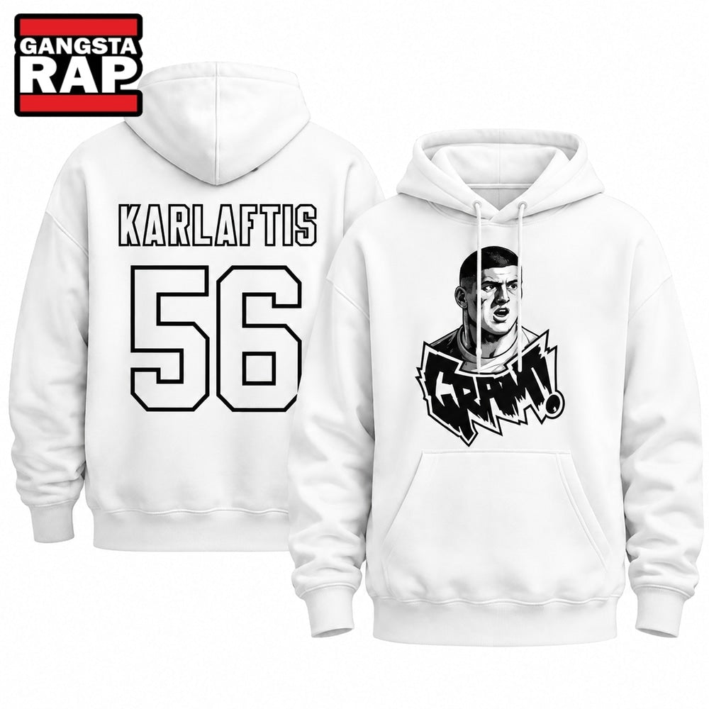 Kansas City Chiefs George Karlaftis Cram 2026 Limited Edition White Hoodie T-Shirt