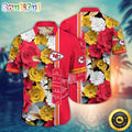 Kansas City Chiefs Hawaii Shirt Flower Laid Back Hawaiian Charm