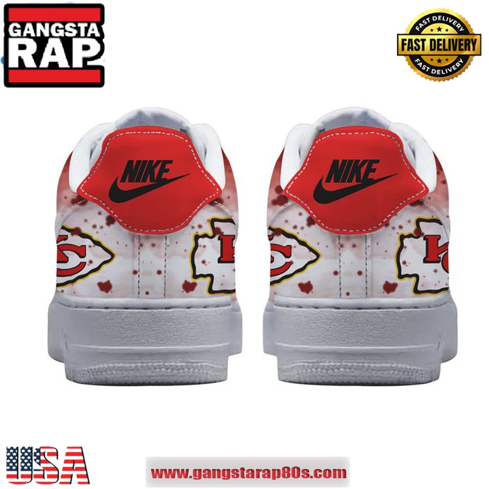 Kansas City Chiefs Kingdom Coming 2024 Limited Air Force 1 Running Sneakers Shoes