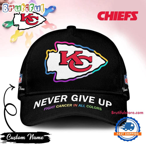 Kansas City Chiefs Never Give Up Fight Cancer In All Colors Classic Cap