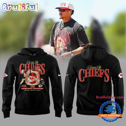 Kansas City Chiefs NFL 1969 Super Bowl Champions Design Hoodie T-Shirt