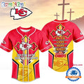 Kansas City Chiefs NFL Blessed Beyond The Score Baseball Jersey