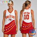 Kansas City Chiefs NFL Bold Team Pride Women Basketball Jersey Dress