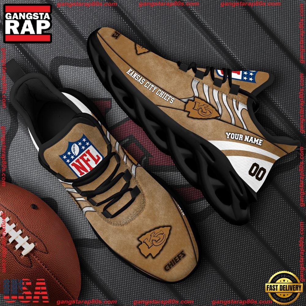 NFL Kansas City Chiefs New Design Max Soul Shoes, Running Sneakers
