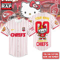 Kansas City Chiefs NFL Kitty Game Day Custom Baseball Jersey Shirt