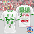 Kansas City Chiefs NFL Mental Health Awareness Month 3D T Shirt