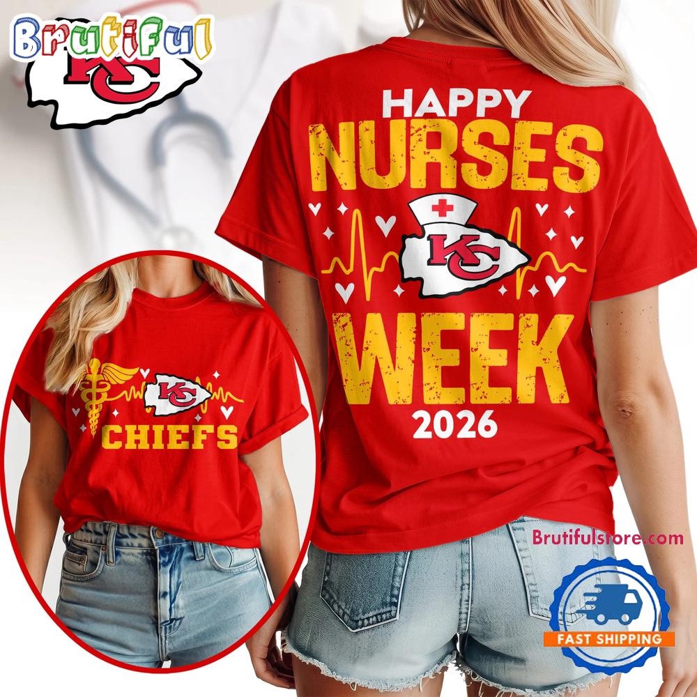 Kansas City Chiefs NFL Nurse Week 2026 All Over Print Unisex T Shirt