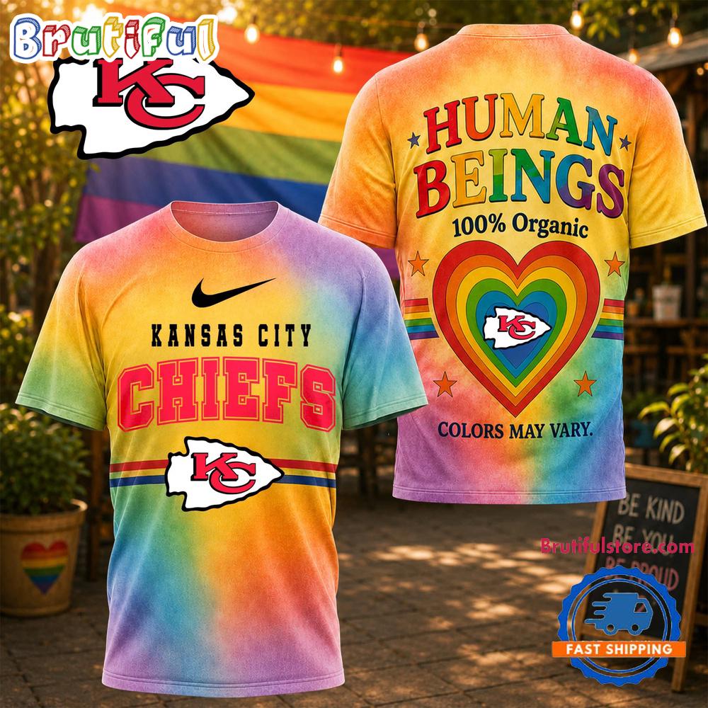 Kansas City Chiefs NFL Pride Human Being Color May Vary 3D T Shirt